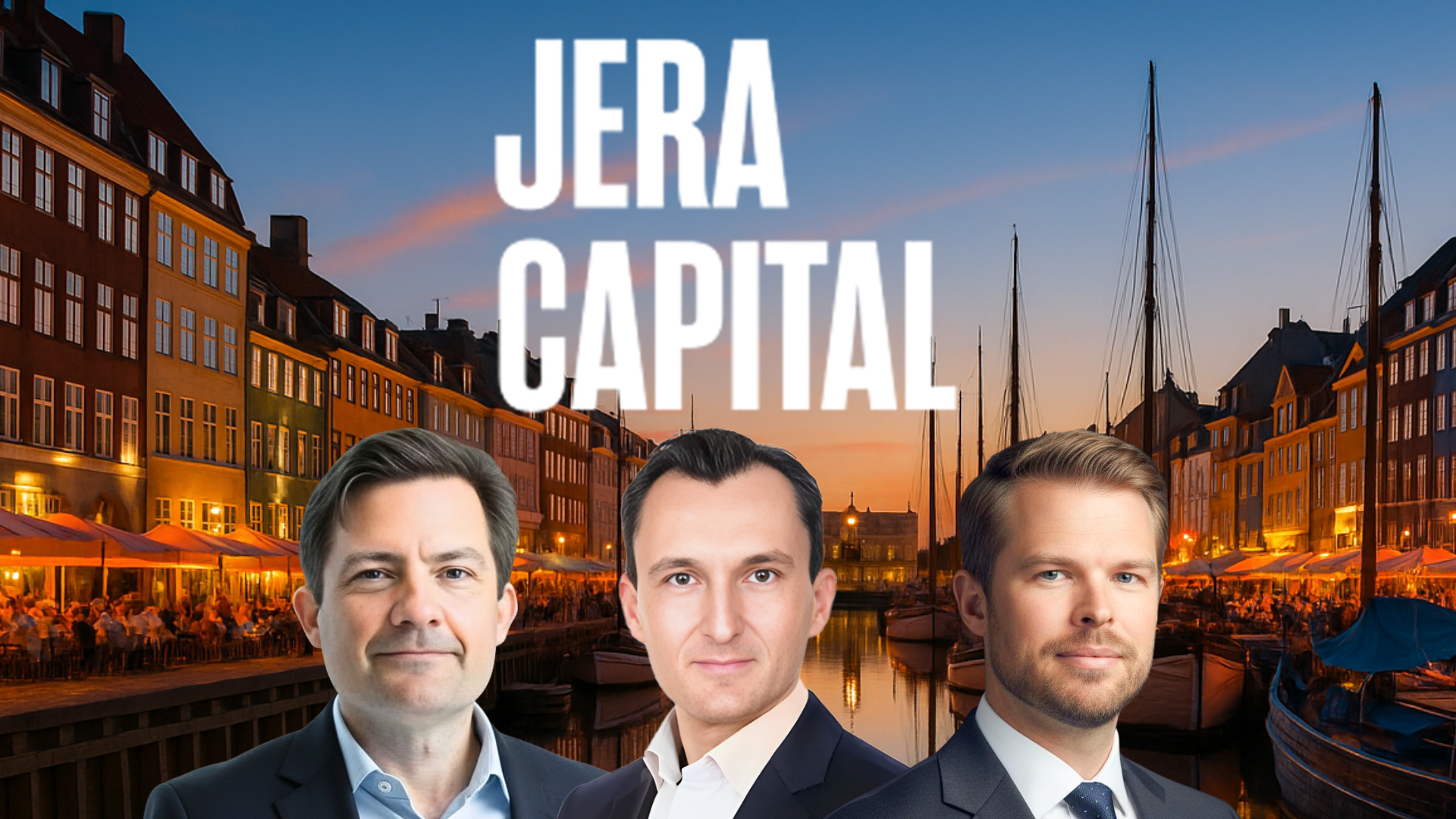 (L-R) Christen Estrup, Julien Marencic, Alexander Reventlow, Co-Founders, Jera Capital.
