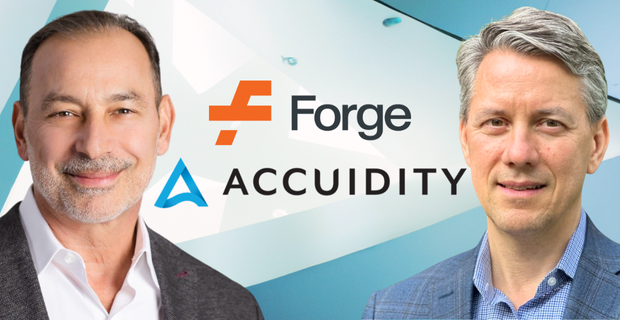 Kelly Rodriques, CEO, Forge and Vince Gubitosi, Co-President, Accuidity.