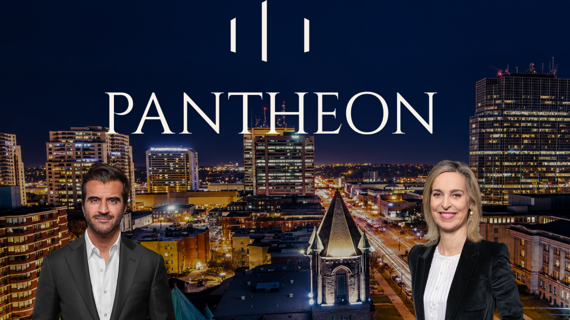 (L-R) Amyn Hassanally, Global Head of Private Equity Secondaries, and Florence Dard, Chief Client Officer.