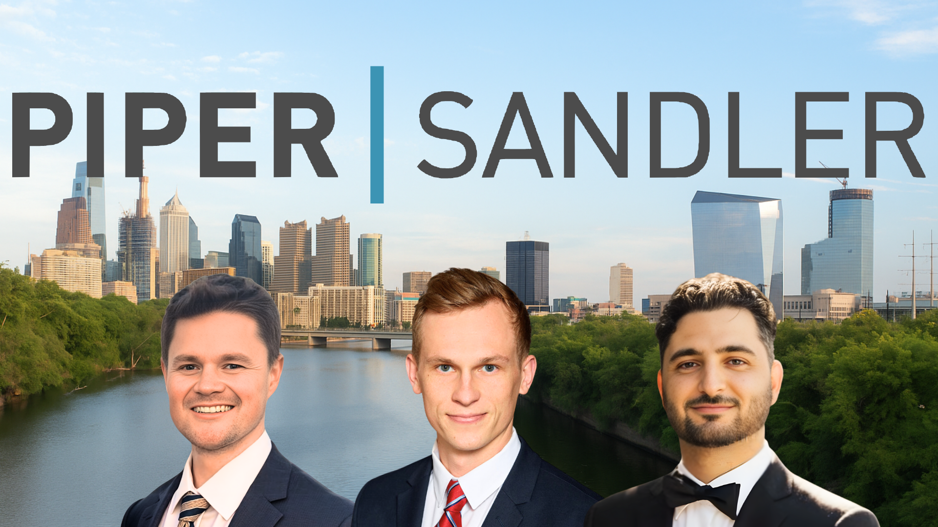 Patrick Gordon, Kyle Mooney, and David Ilishah, MD at Piper Sandler.