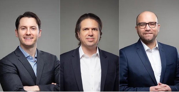 (Left to right) Chad Zidow, Partner, Fabrice Moyne, Managing Partner, Sol Zein, Partner.