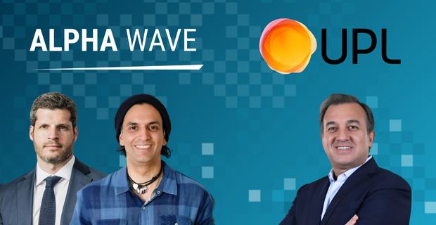 Navroz D. Udwadia and Rick Gerson, Co-Founders of Alpha Wave Global with Jai Shroff, Group CEO of UPL.