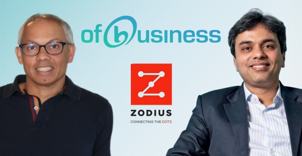Gautam Patel, co-founder of the Zodius Capital and Asish Mohapatra, CEO, OfBusiness. 