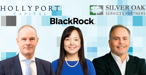John Carter, Managing Partner & CEO, Hollyport Capital, Lisa Sun, Co-Head, BlackRock (SLS), and Dan Gill, Managing Partner of Silver Oak.